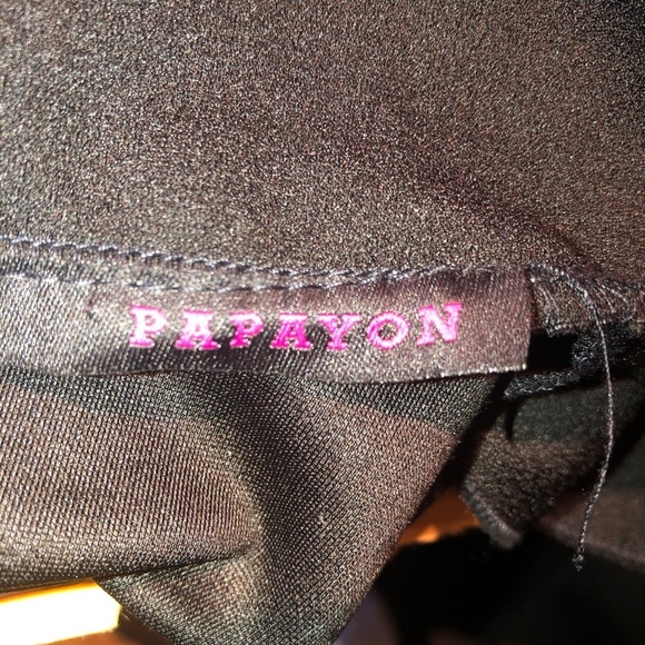 Papayon Poly stretch jumpsuit and ruffle sleeves. - Picture 8 of 8